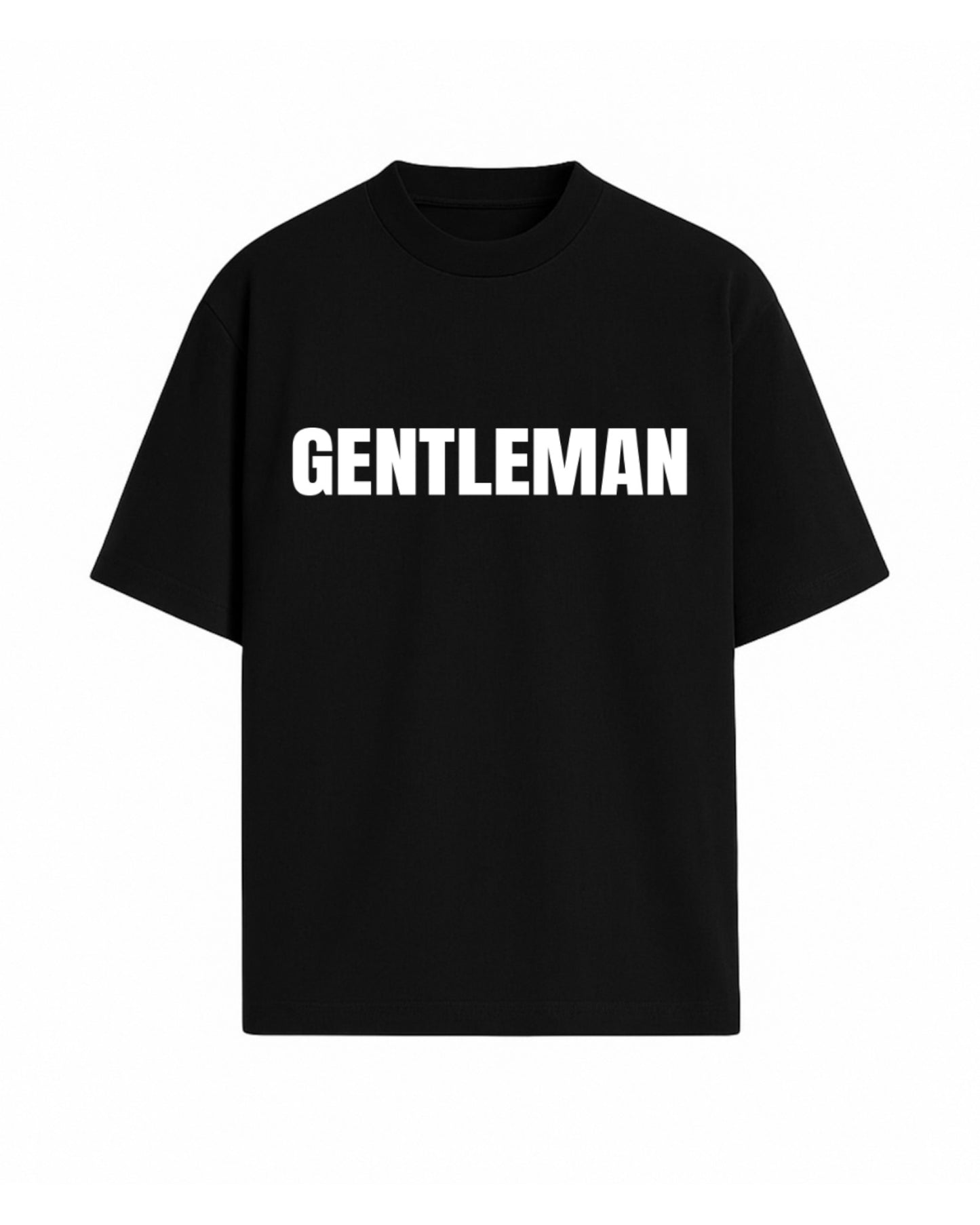 GENTLEMAN OVERSIZED SLOGAN TEE